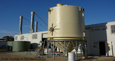 The Newell Group Photo 150kj FRP Urnanium Vessel